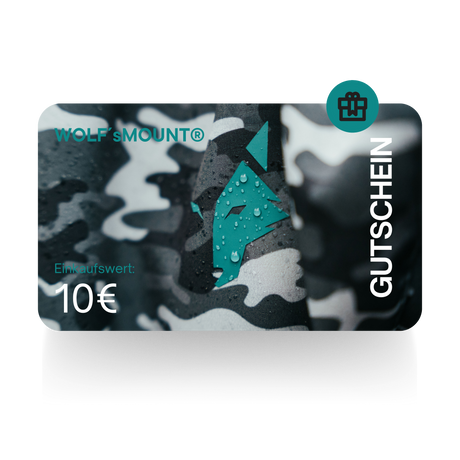 Geschenkgutschein im Wert von 10 Euro mit flexiblem Einsatz im gesamten Sortiment.